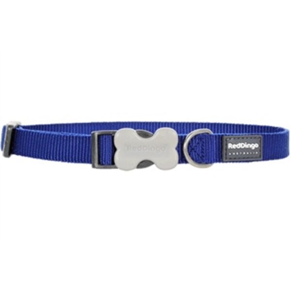 Red Dingo Collar Azul De Nylon Mediano Para Perros 9"