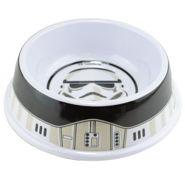 Star Wars Stormtrooper Plato De Melamina Para Perros 7.5"