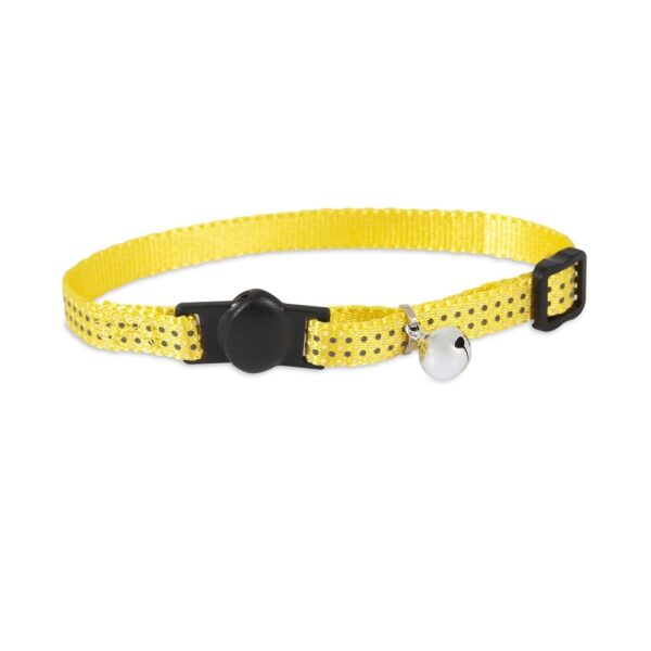 Petmate Martin Sellier Flash Collar Amarillo Fluorescente Para Gatos 8"
