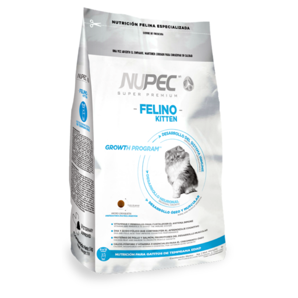 Nupec Felino Kitten Alimento Seco Para Gatitos 1.5kg/3.3lb