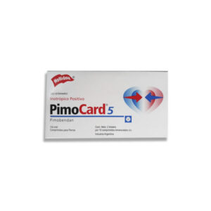 Pimocard 5 X Para El Tratamiento En Perros Con Problemas Cardíacos 20 Tabletas