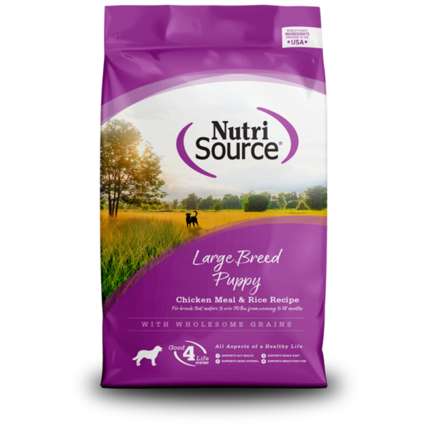 Nutrisource Large Breed Puppy Alimento Seco Para Cachorros 15lb/6.8kg
