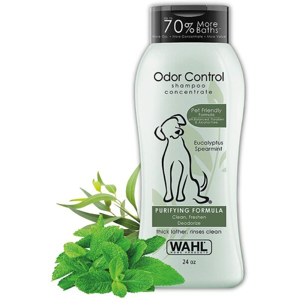 Wahl Odor Control Shampoo Control De Olores De Menta Y Eucalipto Para Perros 24oz