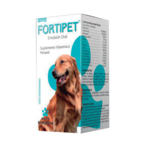 Fortipet Suplemento Vitamínicos y Minerales para la salud de la piel y el pelo en perros y gatos 120ml