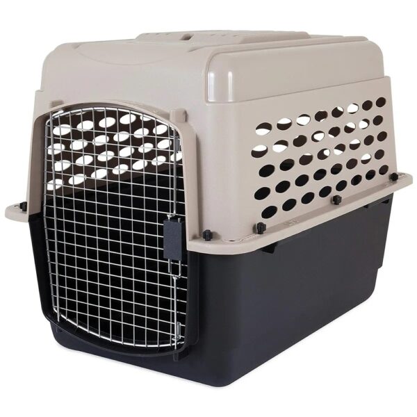Petmate Jaula Transportador Medium Negro Y Crema Para Perros 32"