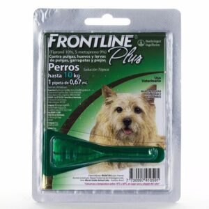 Frontline Plus Pipeta Antipulgas Antigarrapatas Y Acaros Para Perros 0-10 Kg