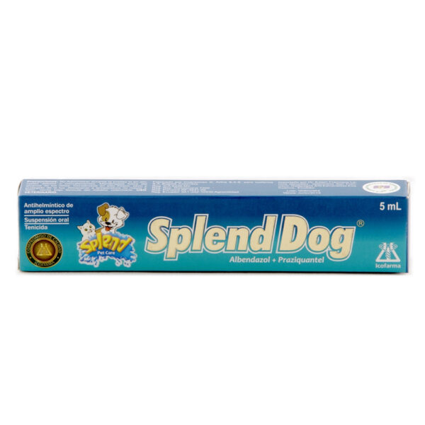 Splend Dog Desparasitante De Uso Oral Para Perros Y Gatos 5ml