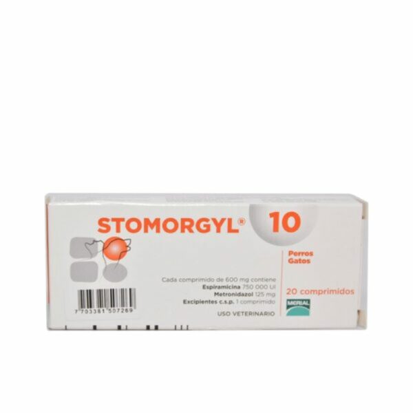 Stomorgyl 10 Tratamiento De Afecciones Bucodentales En Perros Y Gatos 1 Tableta