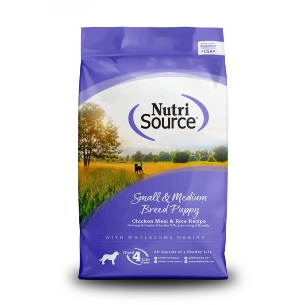Nutrisource Small & Medium Breed Puppy Alimento Seco Para Cachorros 4lb/1.81kg