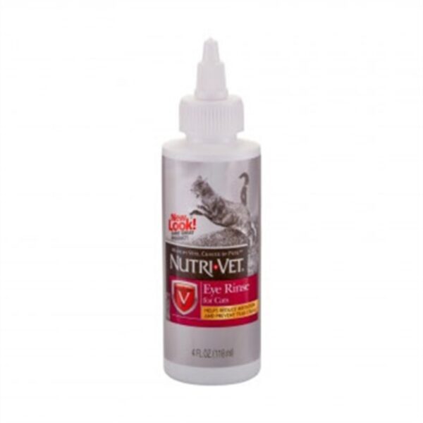 Nutri-vet Liquido Limpiador De Ojos Para Gatos 4 Oz