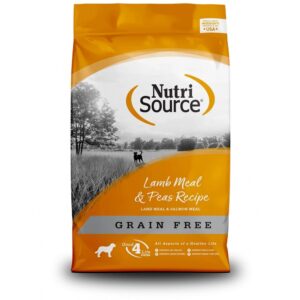 Nutrisource Grain Free Lamb Meal & Peas Alimento Seco De Cordero Para Perros 15lb/6.8kg