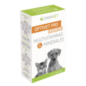 Optivet Pro Formula Natural 14 Multivitaminicos 12 Minerales Para Perros Y Gatos 30 Tabs