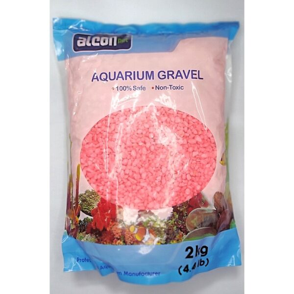 Alconpet Grava Rosado Neón Para Peceras 4.4lbs