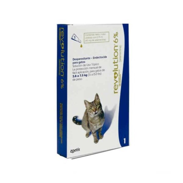 Revolution 6% Antiparasitario Topico Para Gatos 0.25ml