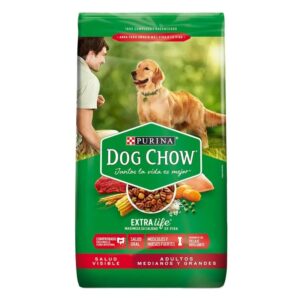 Purina Dog Chow Adultos Medianos y Grandes Alimento Para Perros 16.5lb/7.5kg