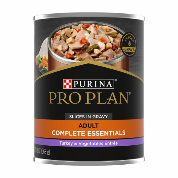 Purina Pro Plan Alimento Húmedo De Pavo Y Vegetales Para Perros 13oz