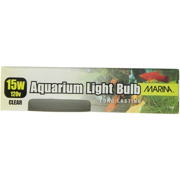 Marina Bombillo Transparente 15w Para Peceras