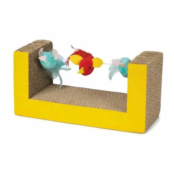 Pet Park Blvd Rascador Con Pájaros Para Gatos 11"