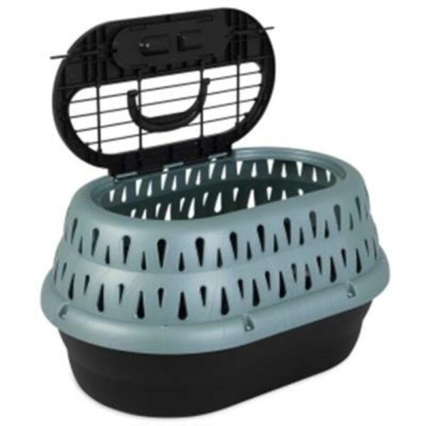 Petmate Caseta Portatil Verde Transportador Para Gatos Y Perros Pequeños 19"
