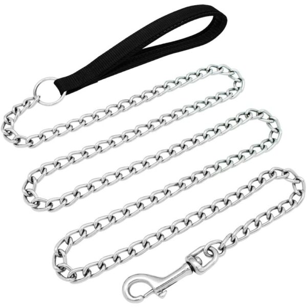 Petboy Cadena De Eslabon Con Nylon Negro Para Perros 0.35cm