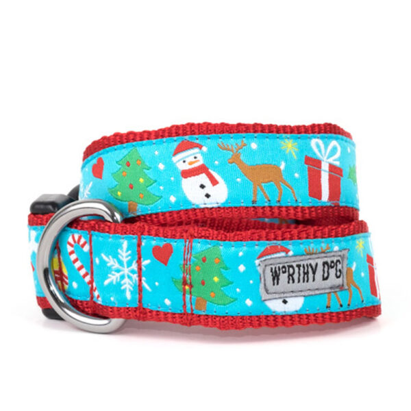 The Worthy Dog Navidad Collar Para Perros 15"