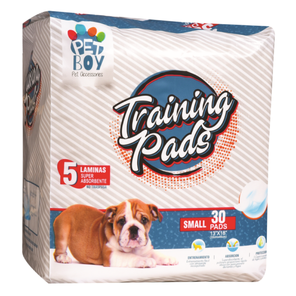 Petboy Pads Almohadilla De Entrenamiento Para Perros Pequeño 13" x 18" 30 unids