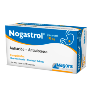 Nogastrol Inhibidor De Secreción Gástrica Para Mascotas 10 Tabletas