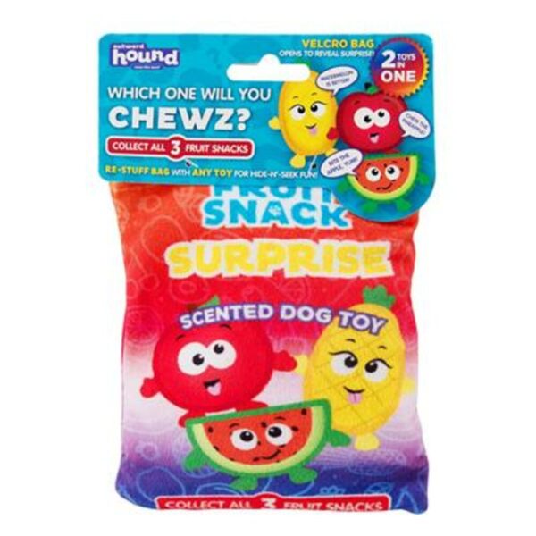 Outward Hound Fruit Snack Surprise Peluches Para Perros 3unds