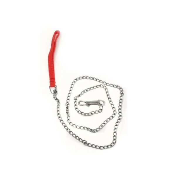 Petboy Cadena De Eslabon Con Nylon Roja Para Perros 0.3cm