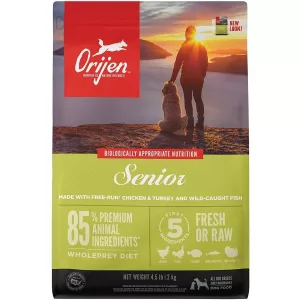 Orijen Senior Alimento Sin Granos Para Perro Mayores 4.5lb/2kg