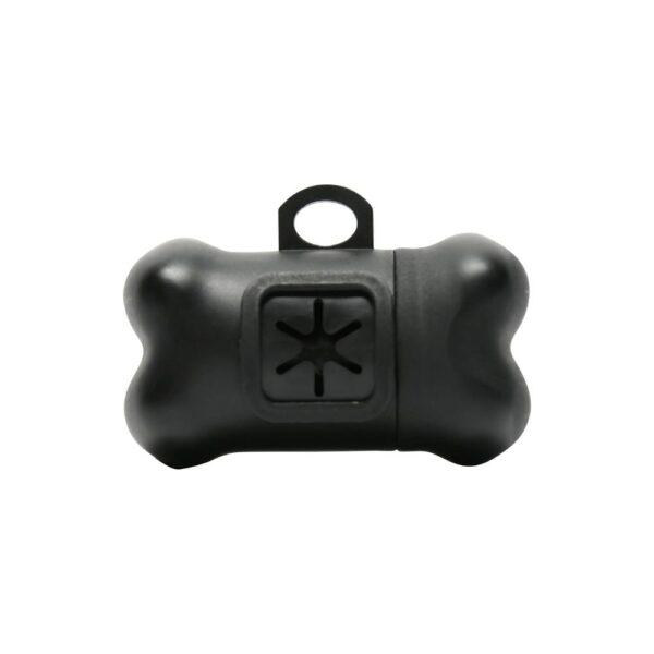 Gogo Dispensador Negro De Bolsas De Residuos con 1 Rollo