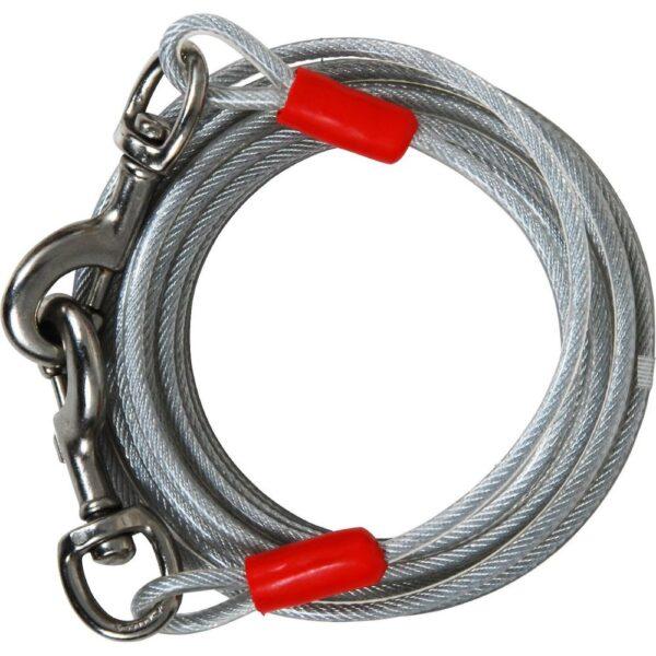 Aspen Pet Tie-Out Attache Medium Cable De Amarre Para Perros 15'