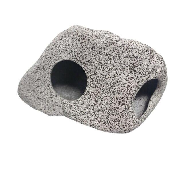ifundom Adorno Cueva De 2 Hoyos Para Peceras 14 cm