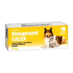 Omeprazol 20 MG Calox Inhibidor de Secreción Gástrica para Mascotas 1 Capsula