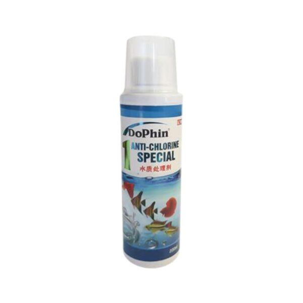 Dophin Acondicionador De Agua Anticloro Para Peceras 200 ml