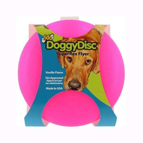 Fido Juguete Disco Rosado Pequeño Para Perros 6"