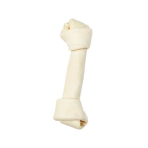 Hotspot Pets Hueso Masticable De Cuero Blanco Para Perros 9" 1 und