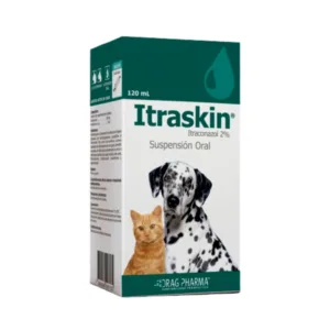 Itraskin Suspencion Antifungico Oral para Perros y Gatos 120ml