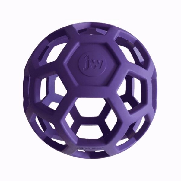 Jw Pet Hol-ee-roller Juguete Pelota Morada Para Perros 3"