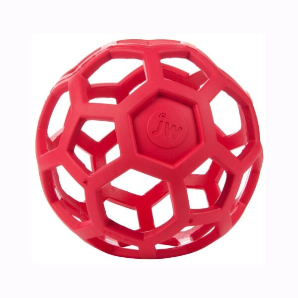 Jw Hol-ee Roller Juguete Pelota Roja Para Perros 3"