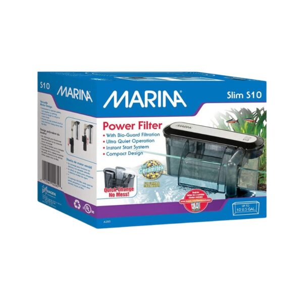 Marina Slim S10 Filtro De Cascada Para Peceras de 10gal