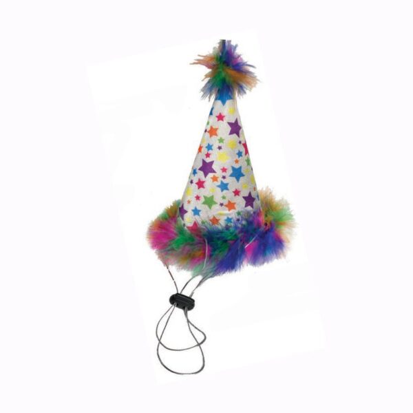 Huxley & Kent Gorro Fiesta De Cumpleaños Estrellas Para Perros 5" x 3" 