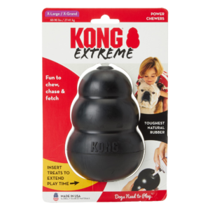 Kong Extreme Negro X-large Juguete Para Perros Grande 6"