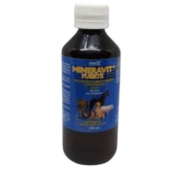 Mineravit Fuerte Suplemento Multivitaminico, Minerales y Aminoacidos para Mascotas 240ml