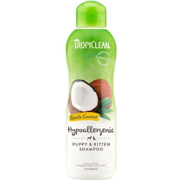 Tropiclean Shampoo Hipoalergénico Coco Suave Para Perros 20oz