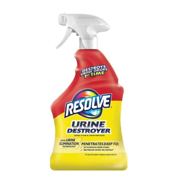 Resolve Urine Destroyer Removedor de manchas y olores de orina 32 oz