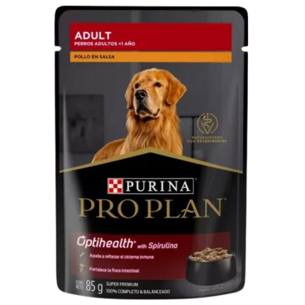 Purina Pro Plan Adult Optihealth Pollo Alimento Humedo para Perros 85grs