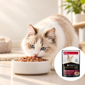 Purina Pro Plan Adult Optiprebio Alimento Humedo de Salmon para Gatos 85grs