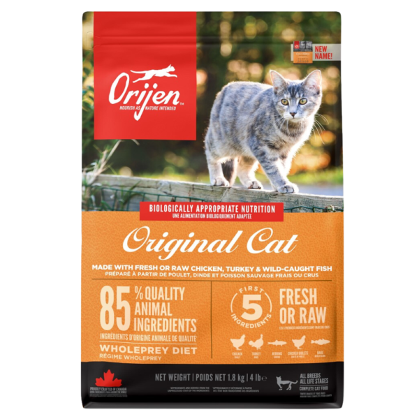 Orijen Original Cat Alimento sin Granos para Gatos y Gatitos 4lb/1.8kg