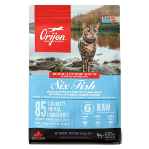 Orijen Six Fish Cat Alimento sin Granos para Gatos 4lb/1.8kg